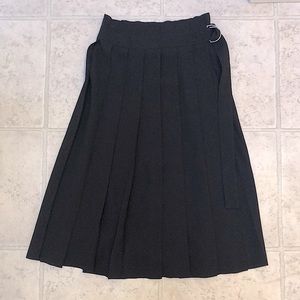 COS pleated wrap skirt